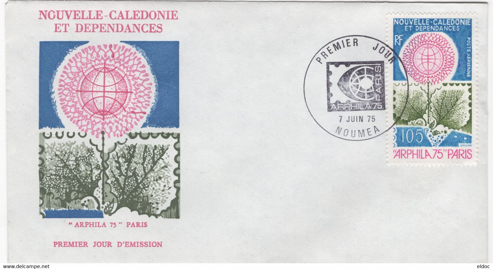 NOUVELLE CALEDONIE: Yvert Poste Aérienne N°166 - Enveloppe 1er Jour - Andere & Zonder Classificatie