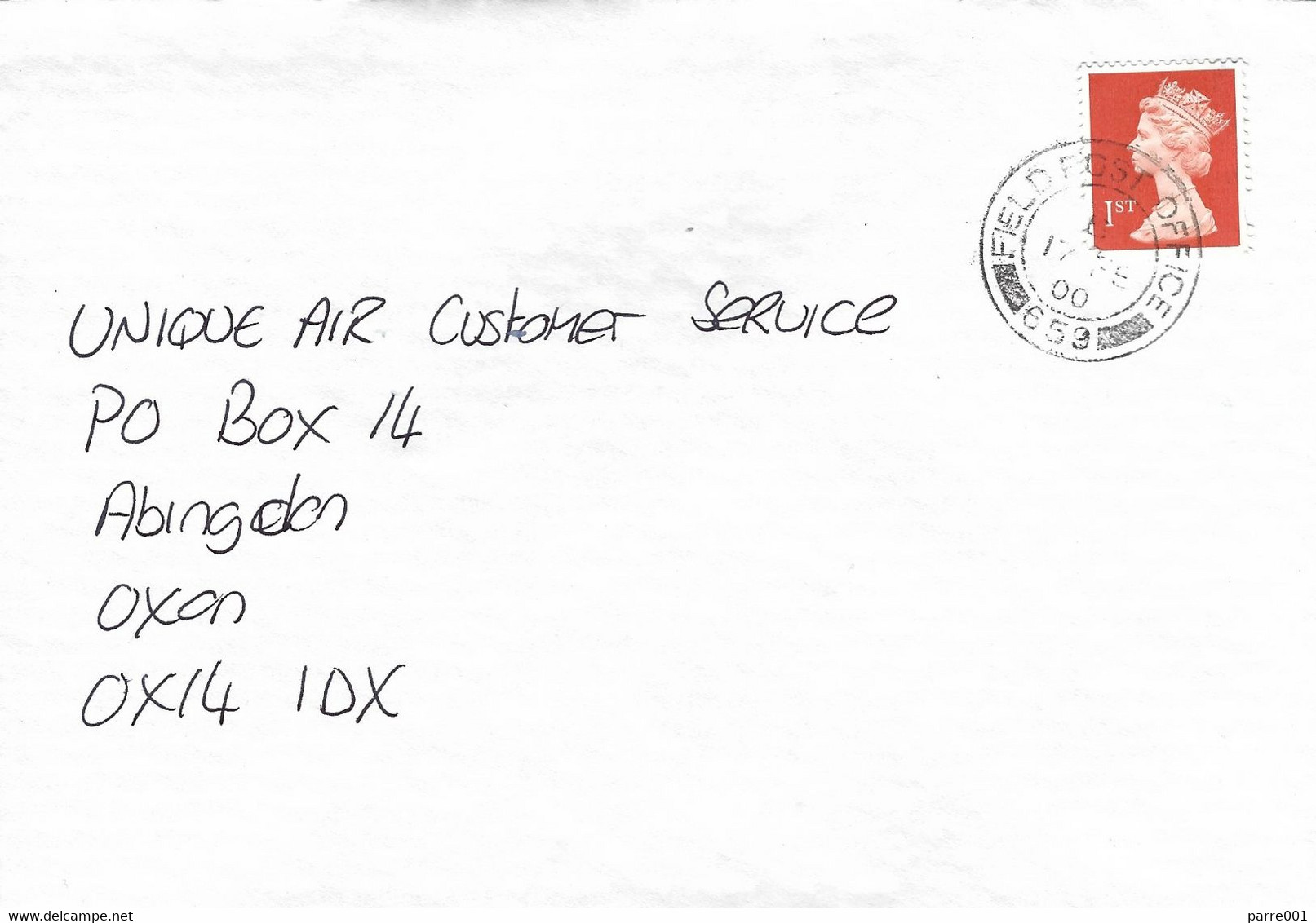 Northern Ireland UK 2000 FPO 659 Ballykelly BFPO 802 Military Forces Cover - Irlande Du Nord