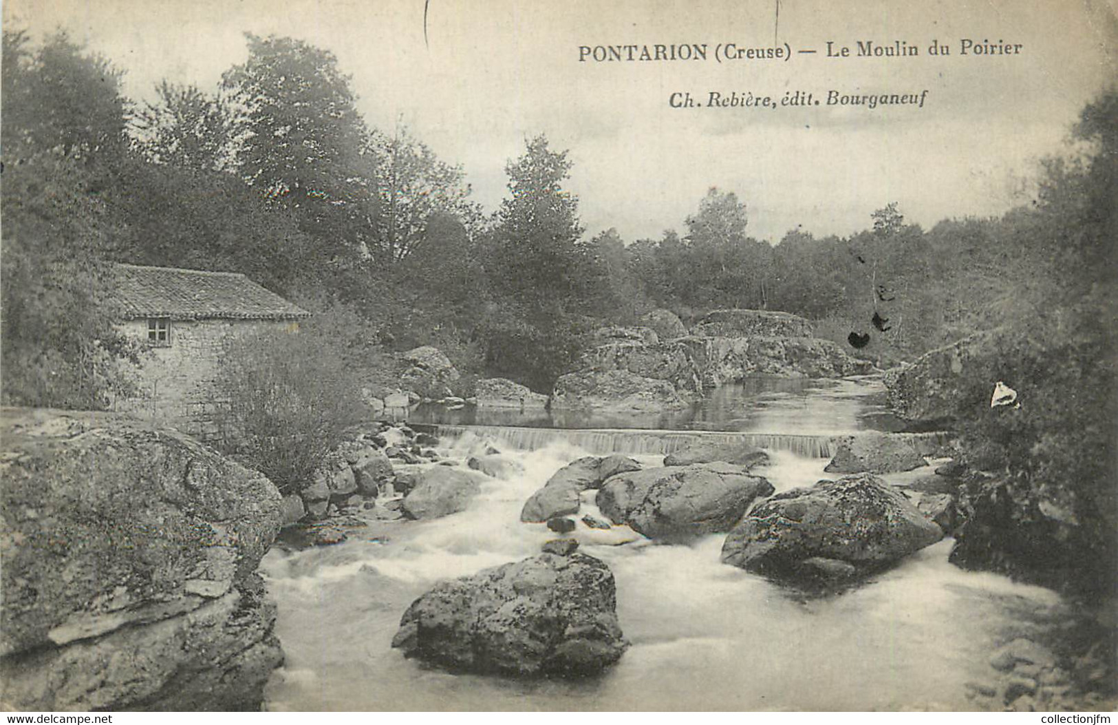 CPA FRANCE 23 " Pontarion, Le Moulin Du Poirier". - Pontarion