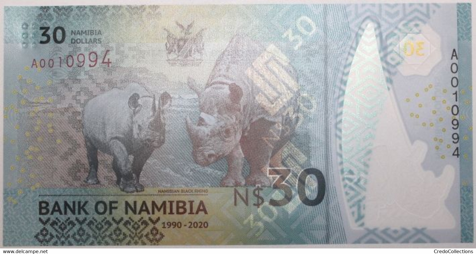 Namibie - 30 Dollars - 2020 - PICK 18a - NEUF - Namibie