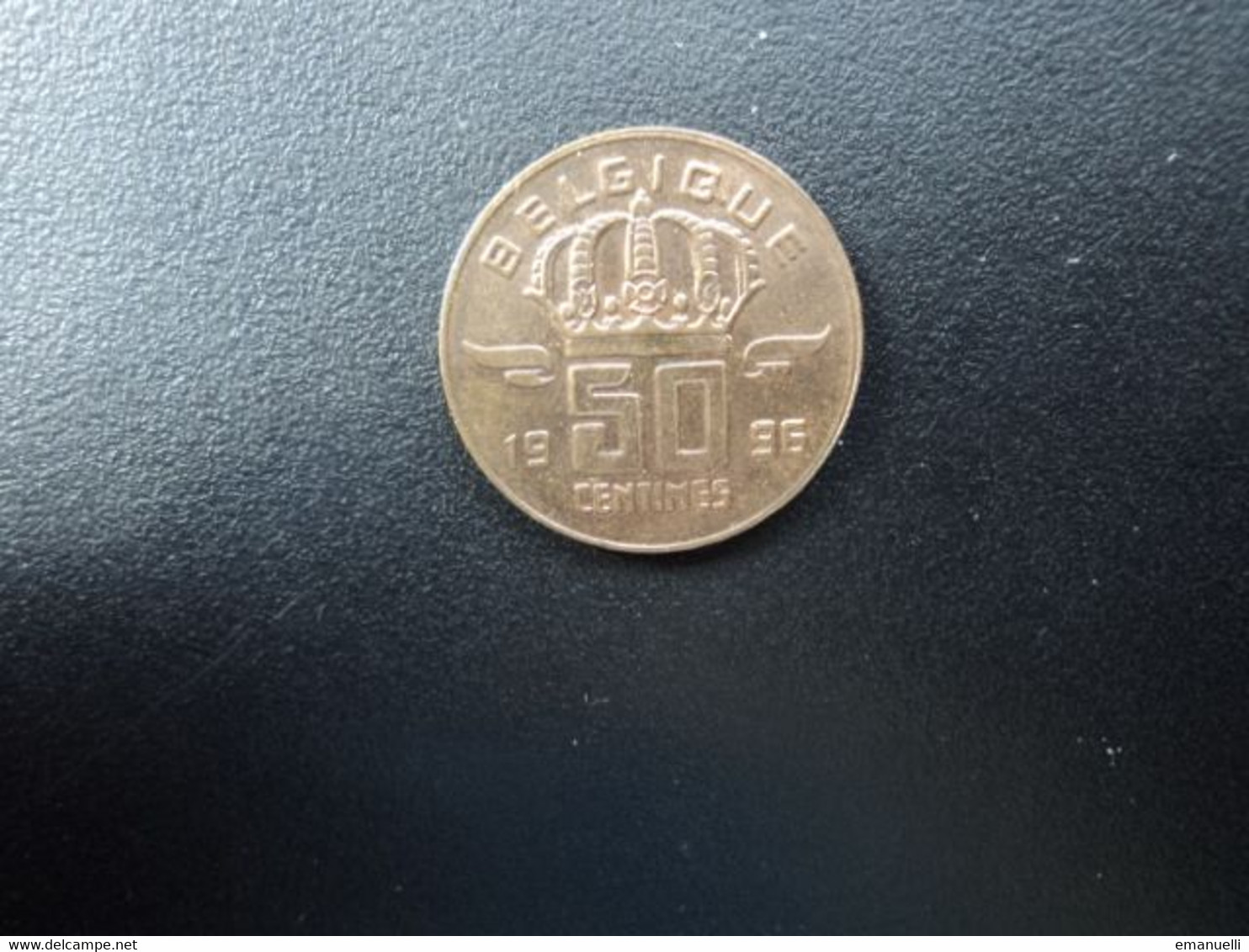 BELGIQUE * : 50 CENTIMES   1996      KM 148.1      SUP - 50 Cent