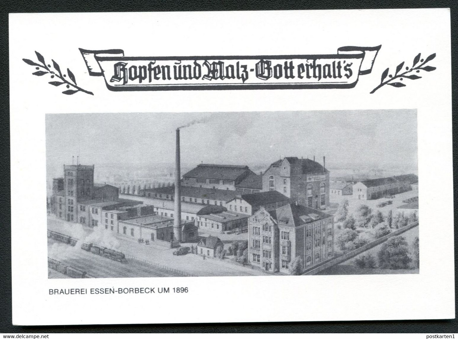 Bund PP106 D2/020 BRAUEREI ESSEN-BORBECK 1986 - Private Postcards - Mint