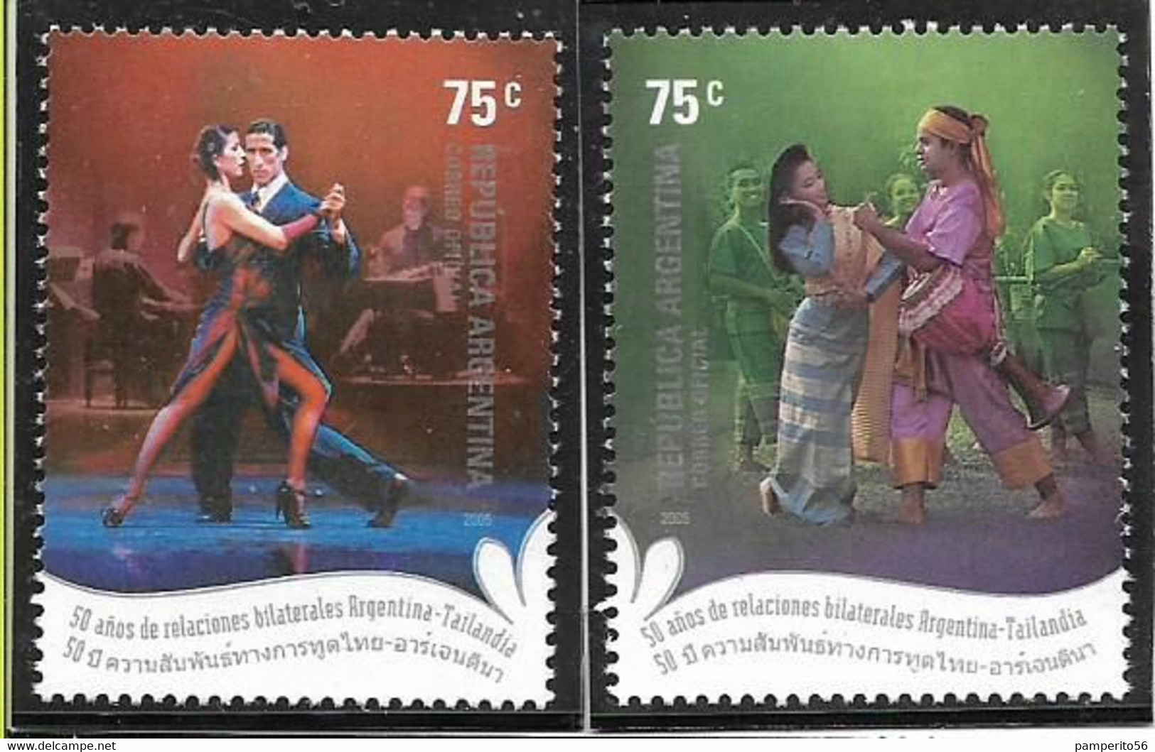 ARGENTINA - AÑO 2019 - HISTORIA DEL TANGO, BAILE, CARLOS GARDEL - MNH - Ungebraucht