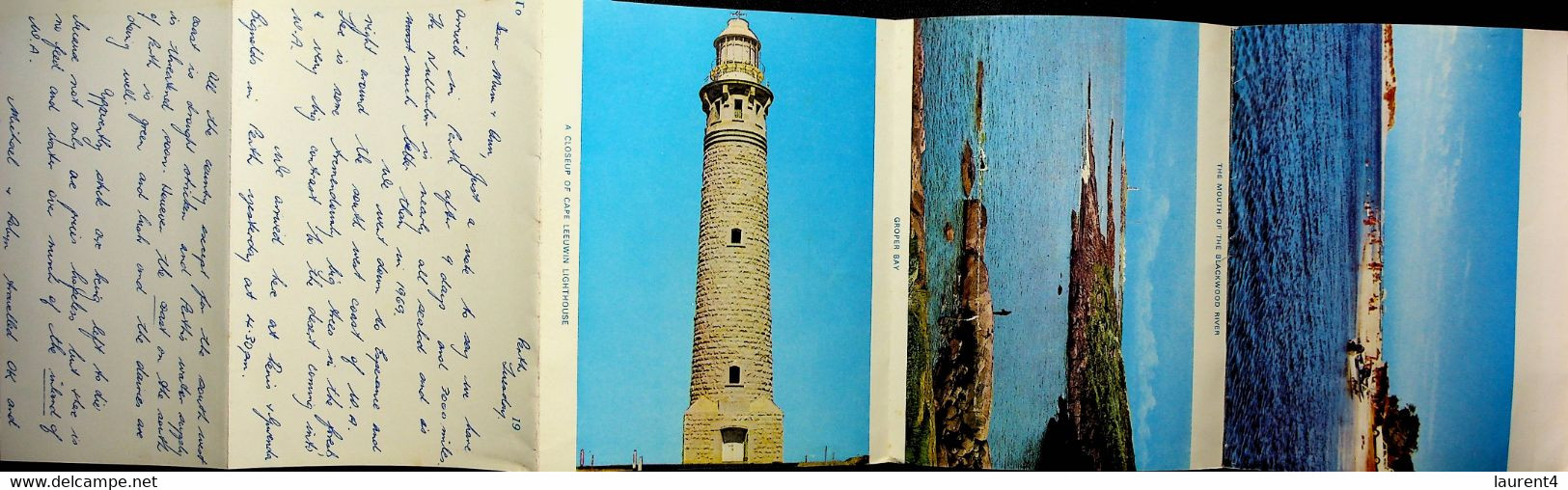 (Booklet 131) Australia - SA - Augusta (posted1976) With Lighthouse, Caves Etc - Other & Unclassified