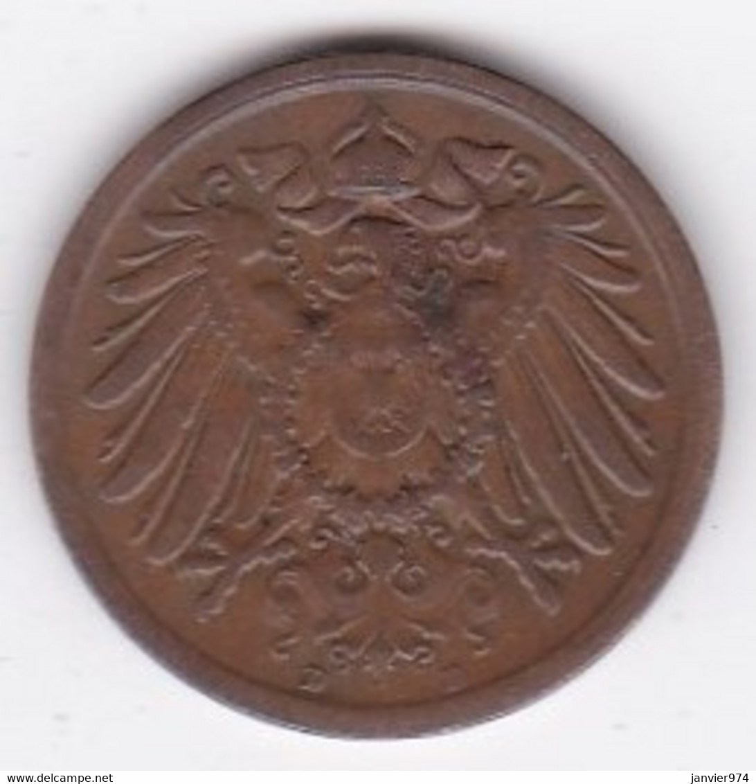 2 Pfennig 1911 D MUNICH  , Wilhelm II, En Cuivre , KM# 16 - 2 Pfennig