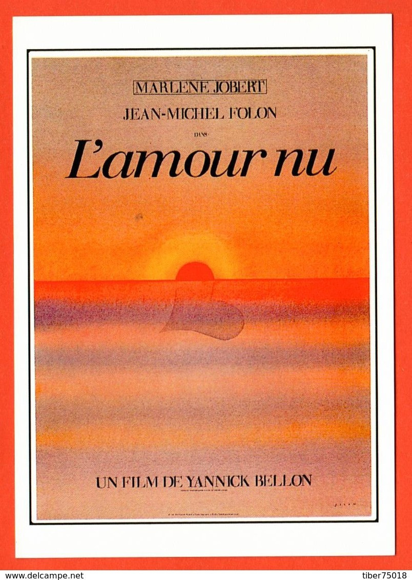 Carte Postale Illustration : Folon (cinéma Affiche Film) L'amour Nu - Folon