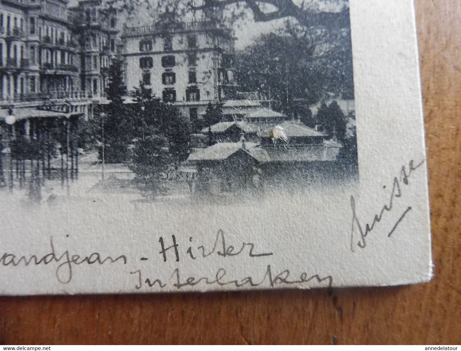 CPA Publicitaire Pour GRAND HÔTEL VICTORIA Und Jungfrau, Interlaken - Photo Graphie R. Gabler , Daté En 1911 - Hotels & Restaurants