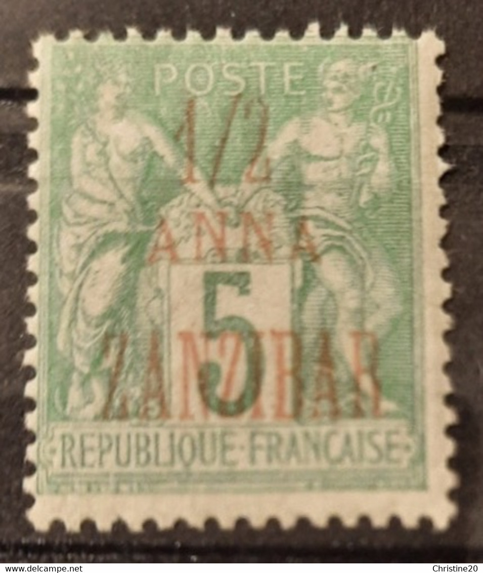 Zanzibar 1890 N°18 ** TB Cote 16€ - Neufs