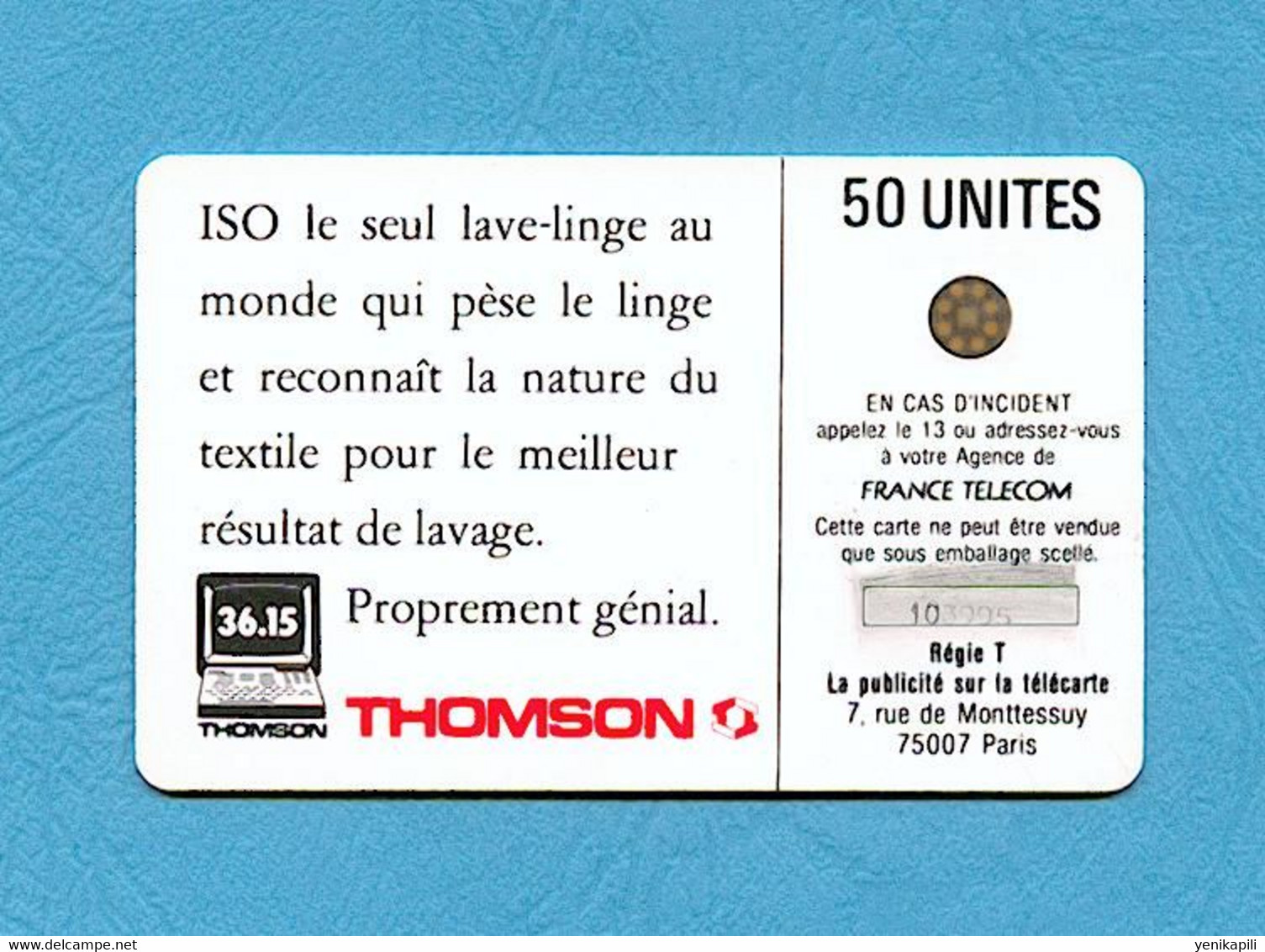 ( 5370 ) - ISO THOMSON  - ( F46Bbis .... ) - SC4on - Non Répertoriée Dans Catalouge - *** BE *** - Voir Scan - - Errors And Oddities