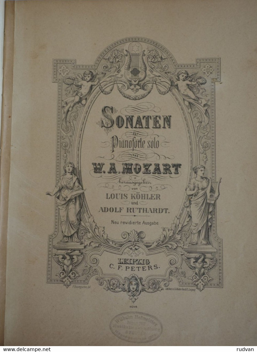Sonate Pour Piano Forte Solo - Louis Köhler Et Adolf Ruthardt - Music