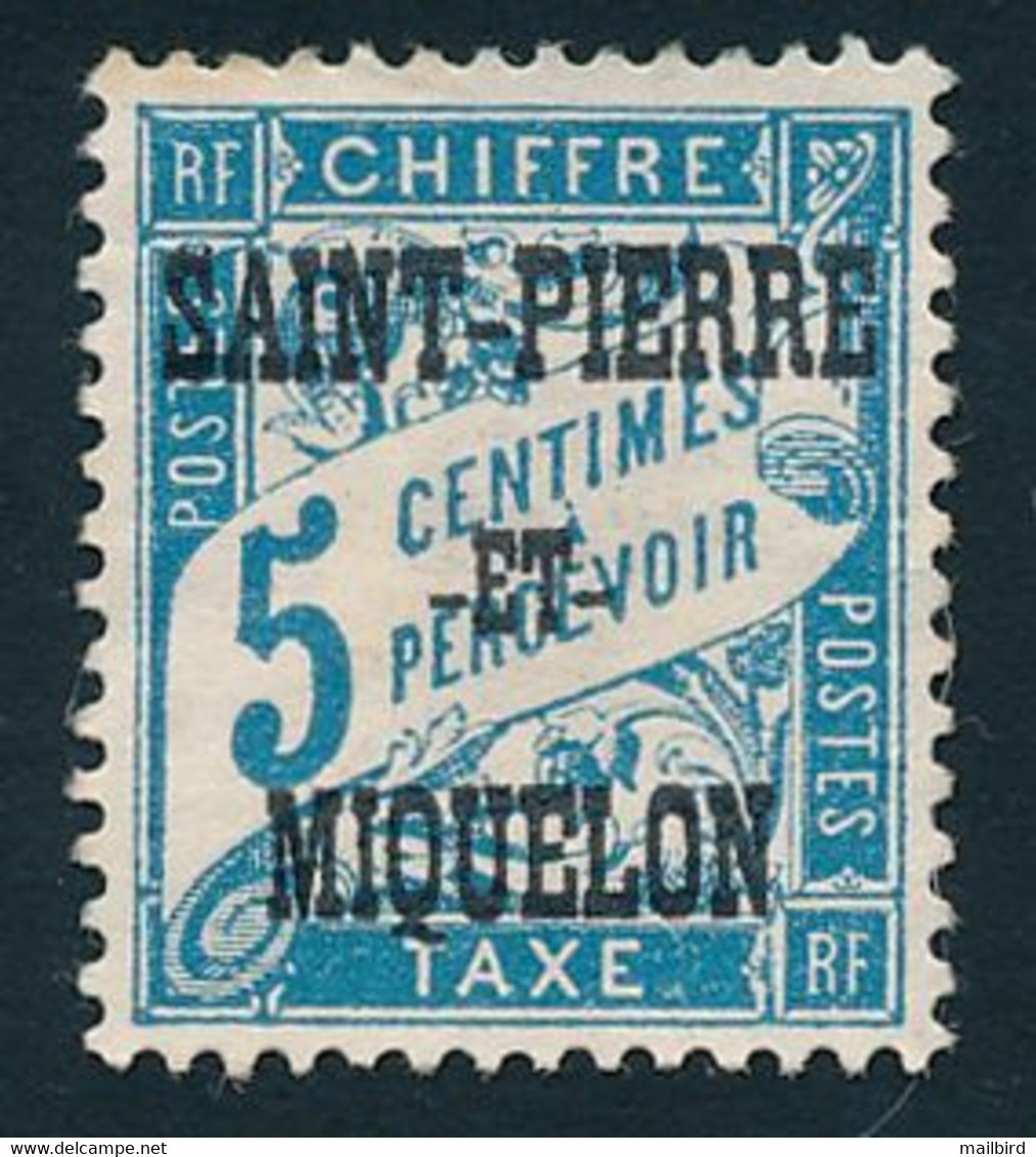 Timbre France Taxe 5 C - Saint-Pierre-et-Miquelon - Timbre-taxe Des Colonies Françaises Surchargé - Sonstige & Ohne Zuordnung