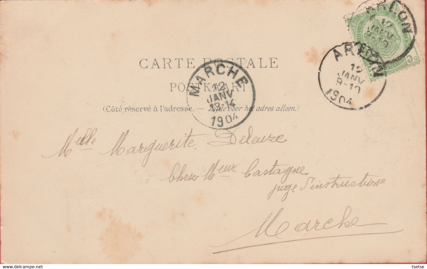 Saint-Léger-en-Gaume ... Aucune Dénomination  - 1904 ( Voir Verso ) - Saint-Léger