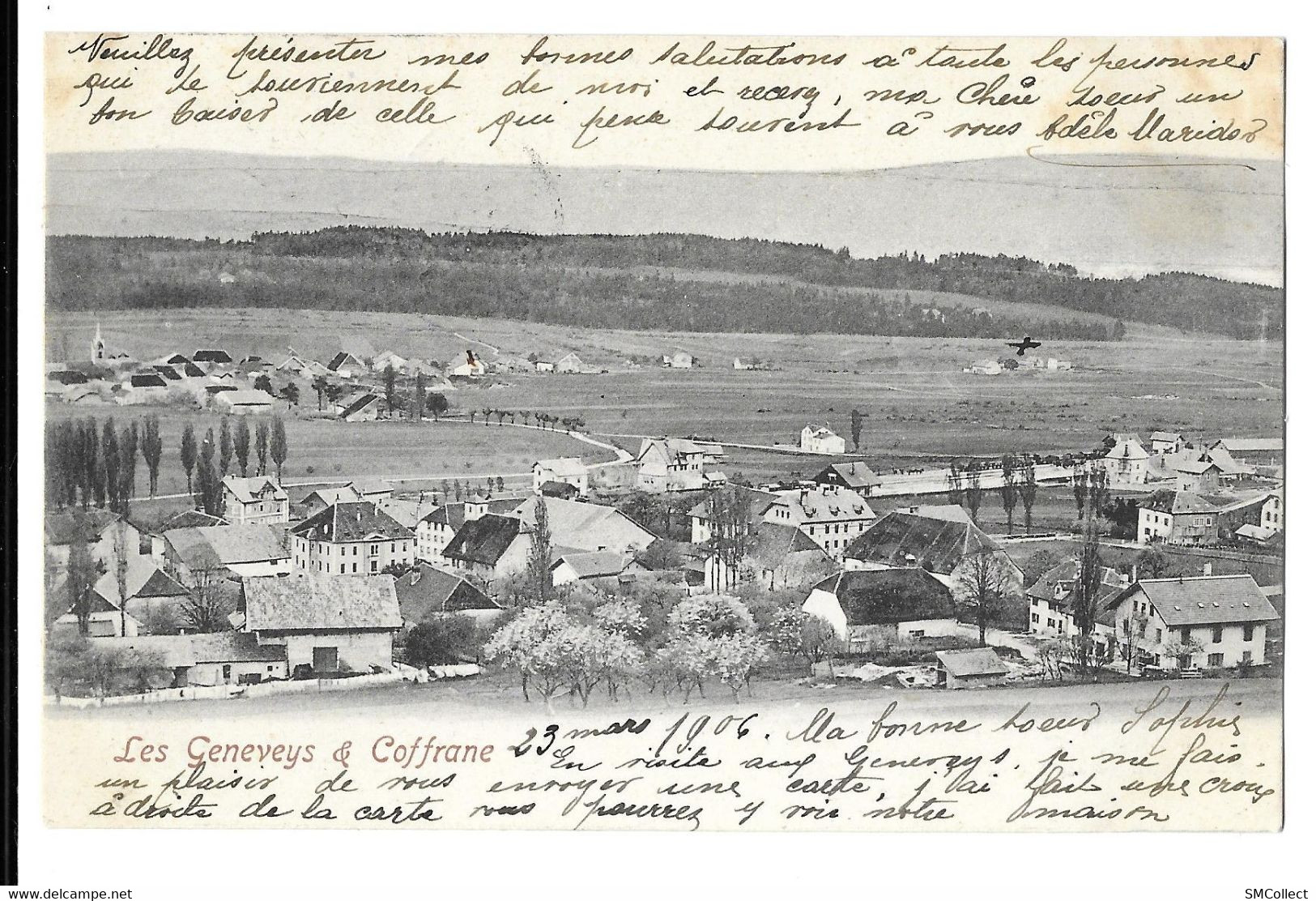 Geneveys Sur Coffrane, Vue Générale (5285) - Coffrane