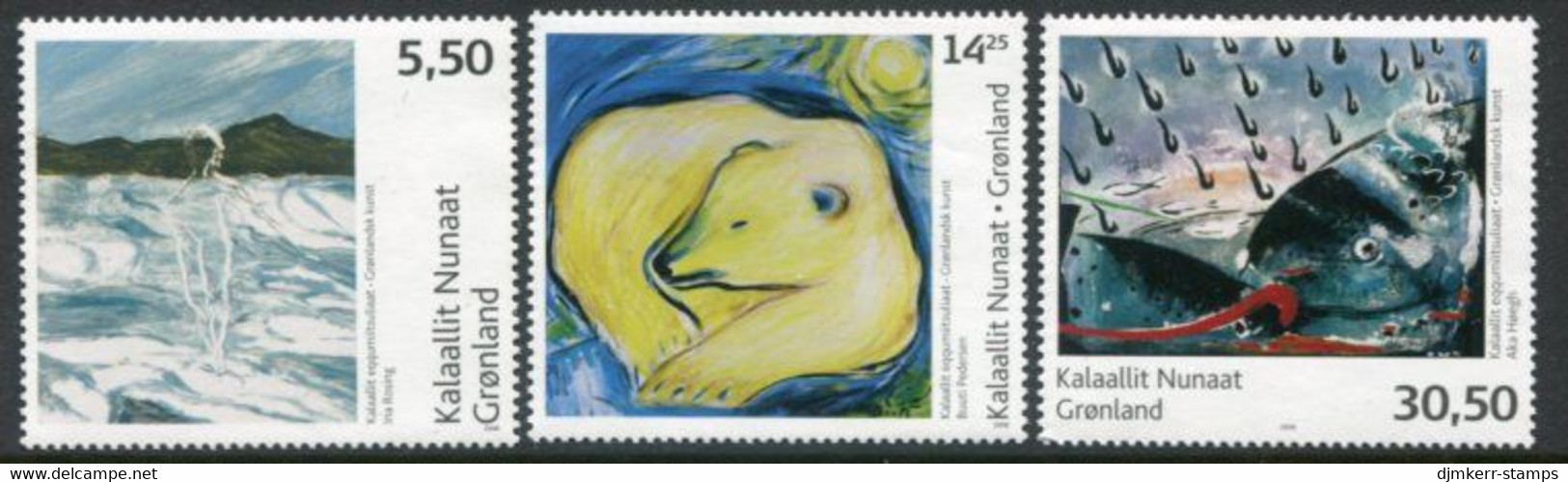 GREENLAND 2008 Contemporary Art II  MNH / **.   Michel 506-08 - Ongebruikt