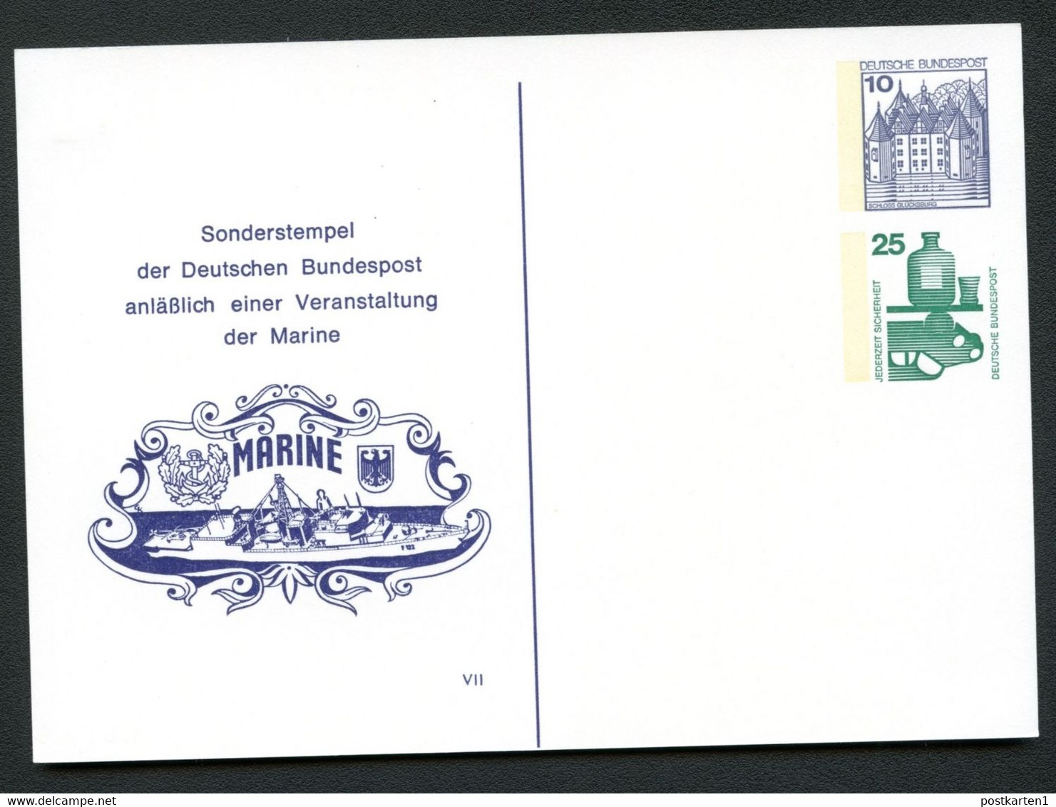 Bund PP114 MARINE KRIEGSSCHIFF Kiel 1982 - Postales Privados - Nuevos