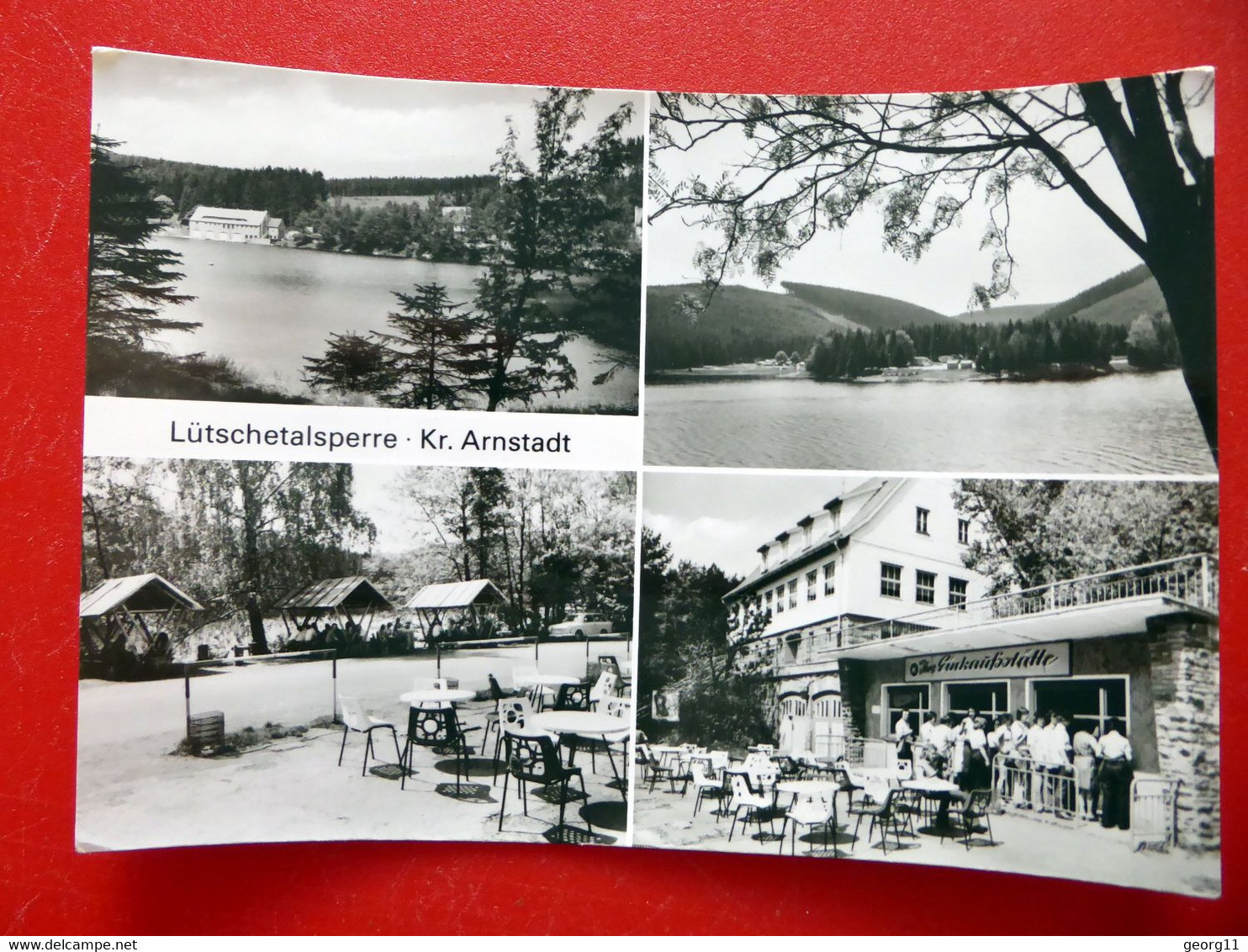 Lütschetalsperre - Stausee - Frankenhain - Einkaufsstätte - Echt Foto - DDR 1981 - Thüringen - Frankenhain