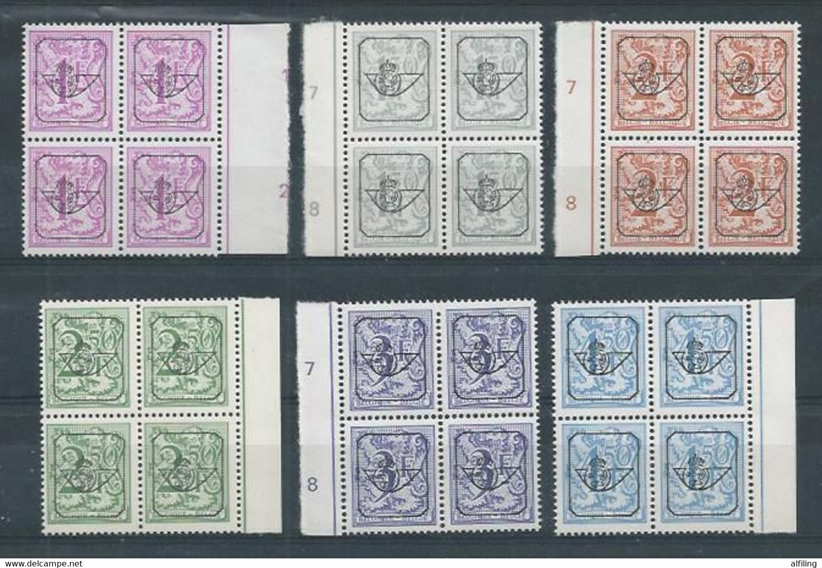 PRE 61 **  En Carré & Bdf  Cote 6.00 - Typo Precancels 1967-85 (New Numerals)