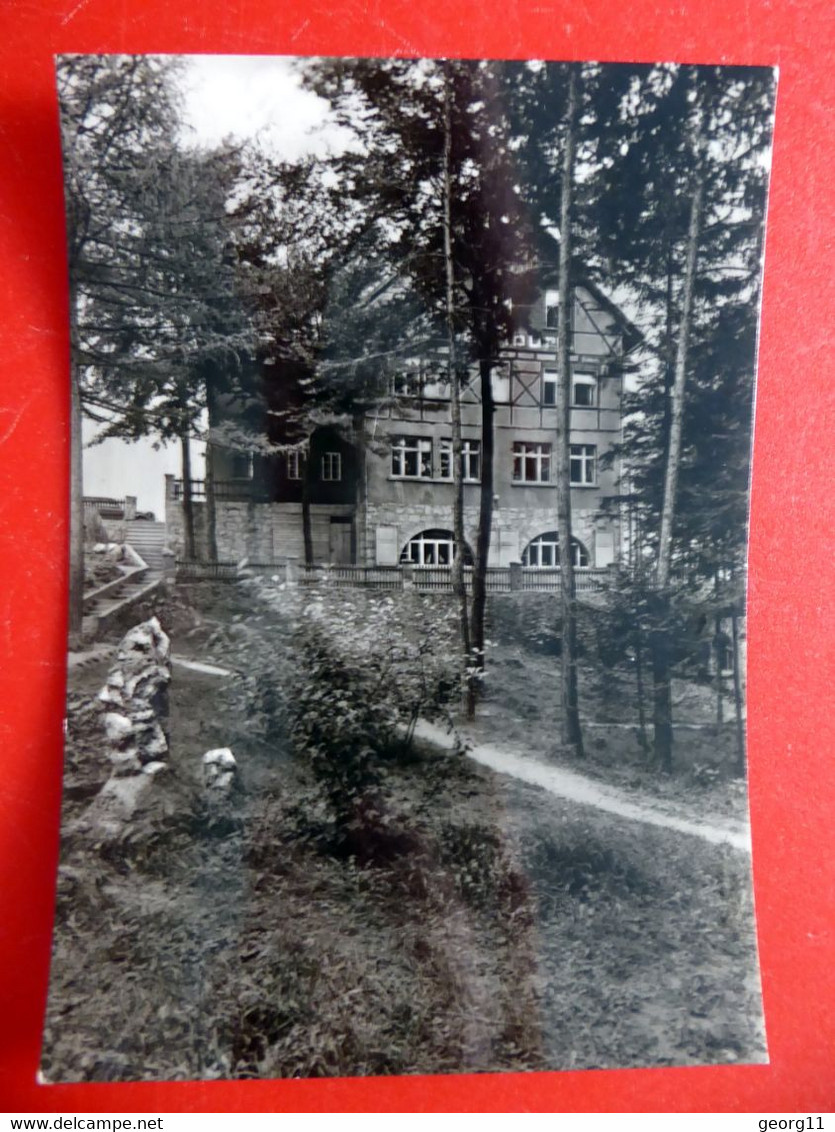 Stiefelburg - Berggaststätte - Waldgasthaus - Pensionshaus -  Nauendorf  - Echt Foto - DDR 1969 - Bad Berka