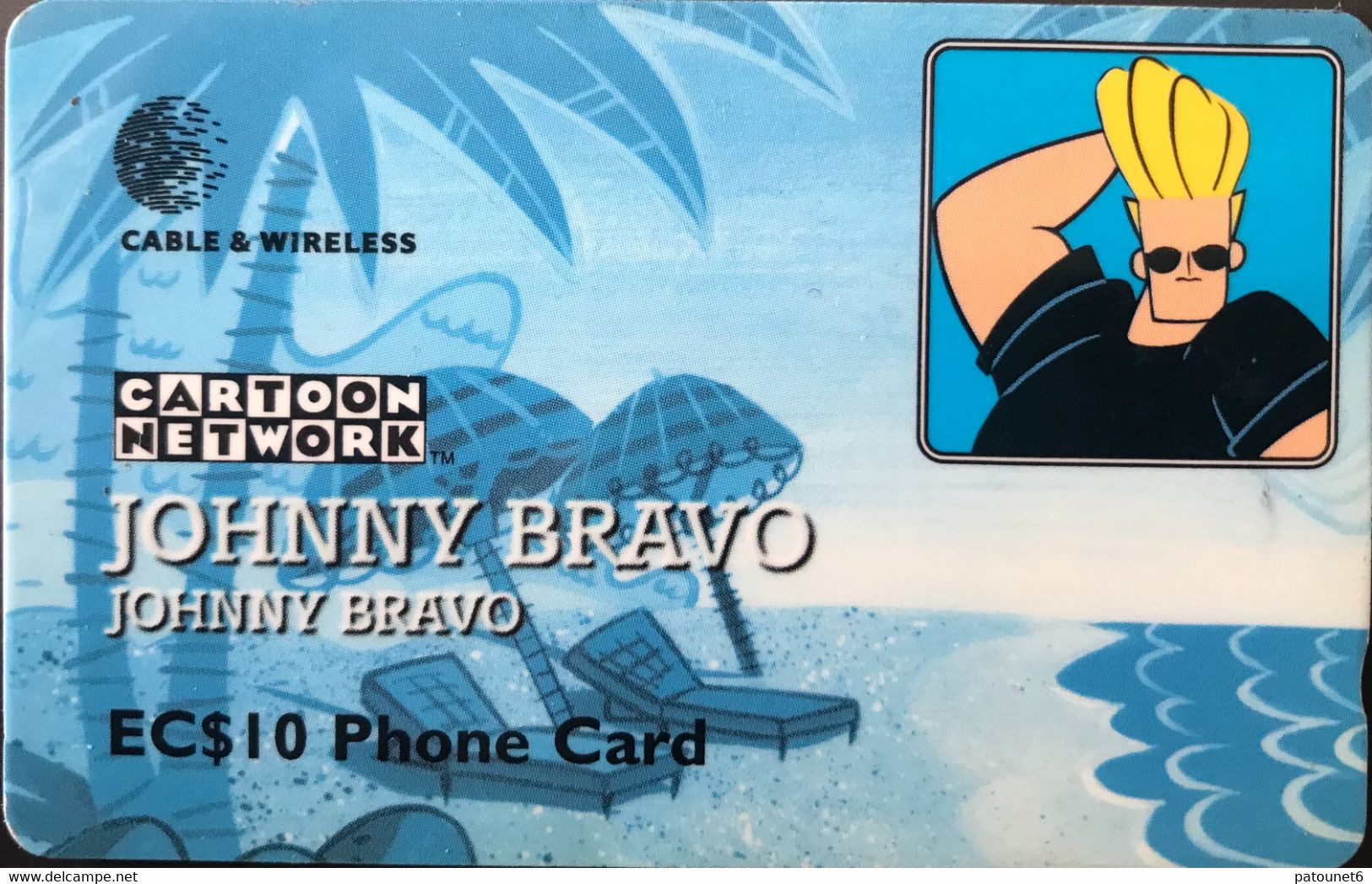 SAINTE LUCIE  -  Cable & Wireless  -  Johnny Bravo  - EC $ 10 - St. Lucia