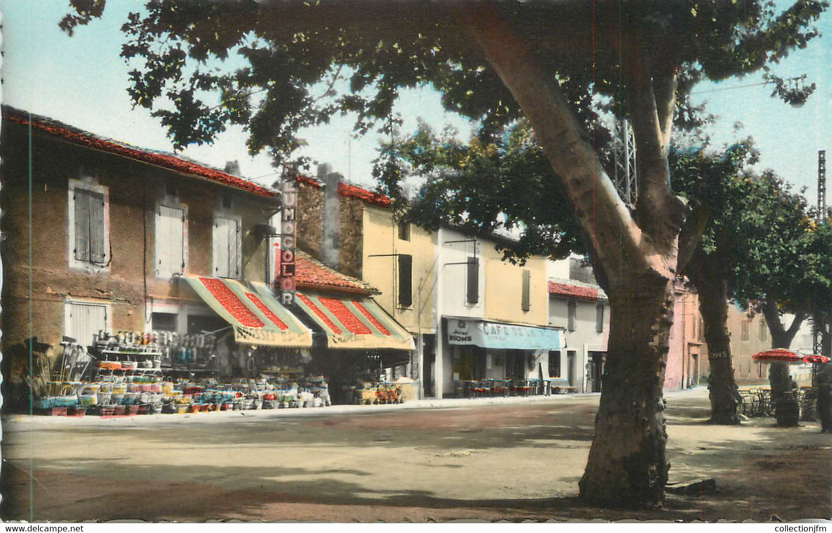 CPSM FRANCE 84 "Lapalud, Cours Des Platanes' - Lapalud