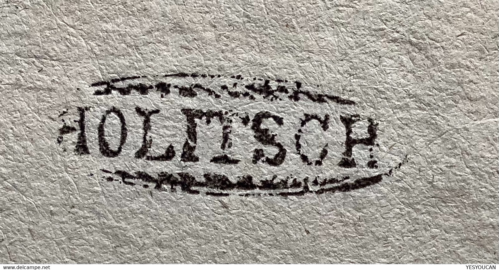 “HOLITSCH” 1838 (Holics, Holic, SLOVAKIA) Pre-Stamp Cover (Österreich Ungarn Vorphilatelie Brief Hongrie Lettre Hungary - ...-1867 Voorfilatelie