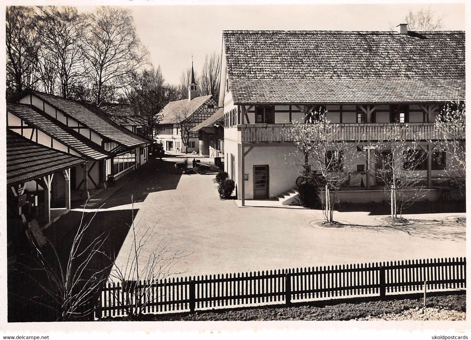 CPA  Suisse, ZURICH, Exposition Nationale 1939 Schweiz, Dorfli Mit Gemeindehaus, Real Photo. - Dorf