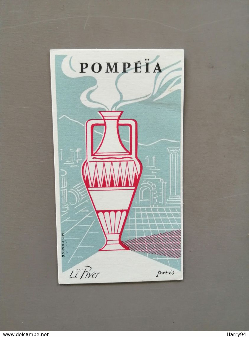 Ancienne Carte Parfumée Pompéïa - Werbung (Zeitschriften)