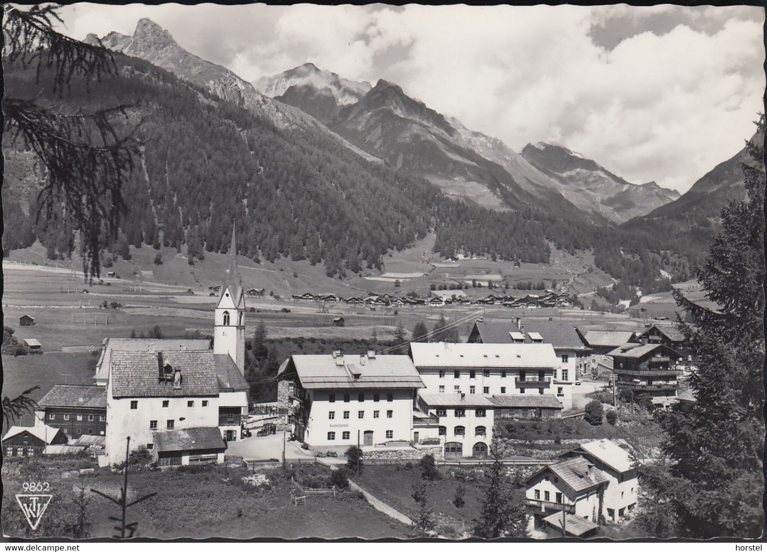 Austria - 9981 Kals Am Großglockner - Ortsansicht Mit Kirche - Kals