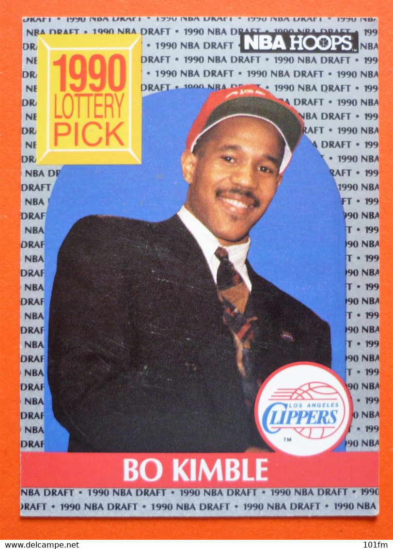 BASKETBALL - BO KIMBLE , LA. CLIPPERS , 1990 LOTERRY PICK - Baloncesto