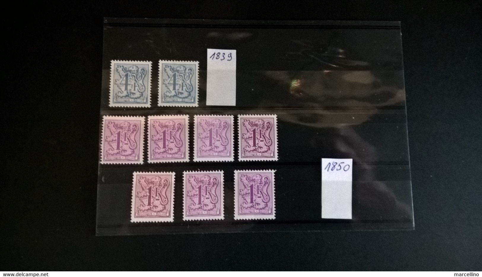 Lot Timbres Lion Et Banderole Neufs Sans Charnières Voir Scans Et Description SVP - Typo Precancels 1967-85 (New Numerals)