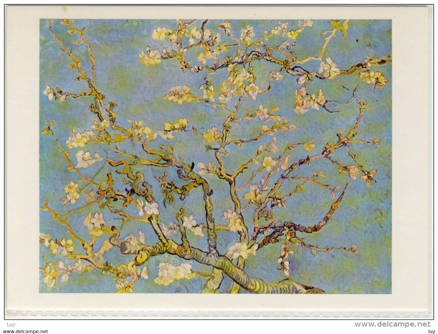Art - VINCENT Van GOGH, Peinture, Painting - Blühende Mandelbaumäste (peinture, Saint-Rémy 1890) - Van Gogh, Vincent