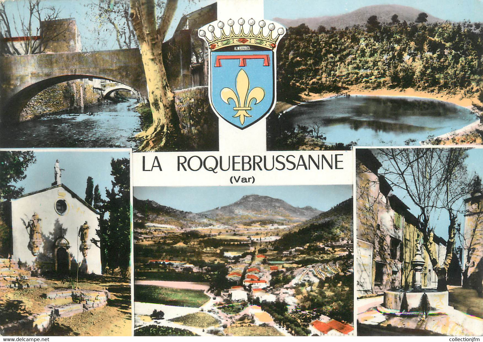 CPSM FRANCE 83 " La Roquebrussanne, Vues" - La Roquebrussanne