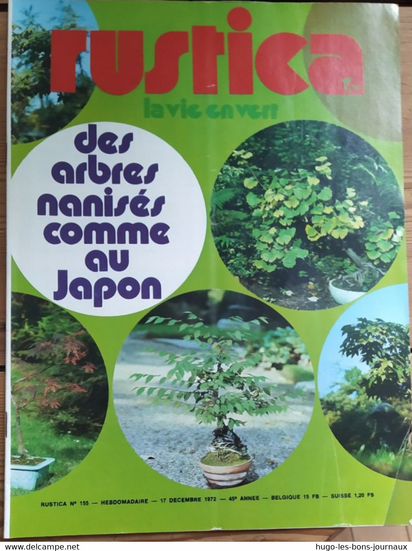 Rustica_N°155_17 Décembre 1972_des Arbres Nanisé Comme Au Japon - Garten