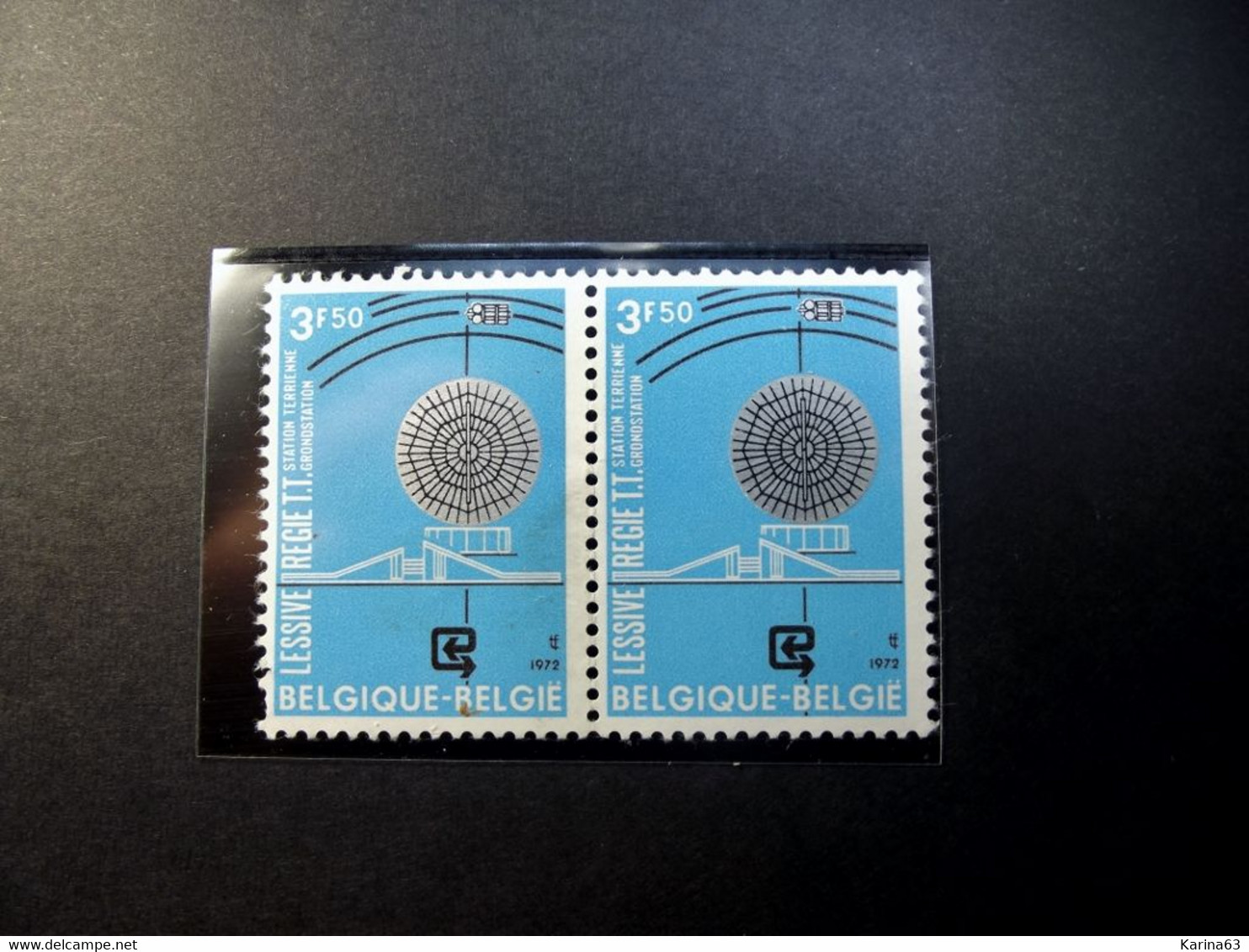 Belgie - Belgique - 1972 -  OPB/COB 1640 -  Telecommunicatiesatellieten Te Lessive  - Postfris (*) - Andere & Zonder Classificatie