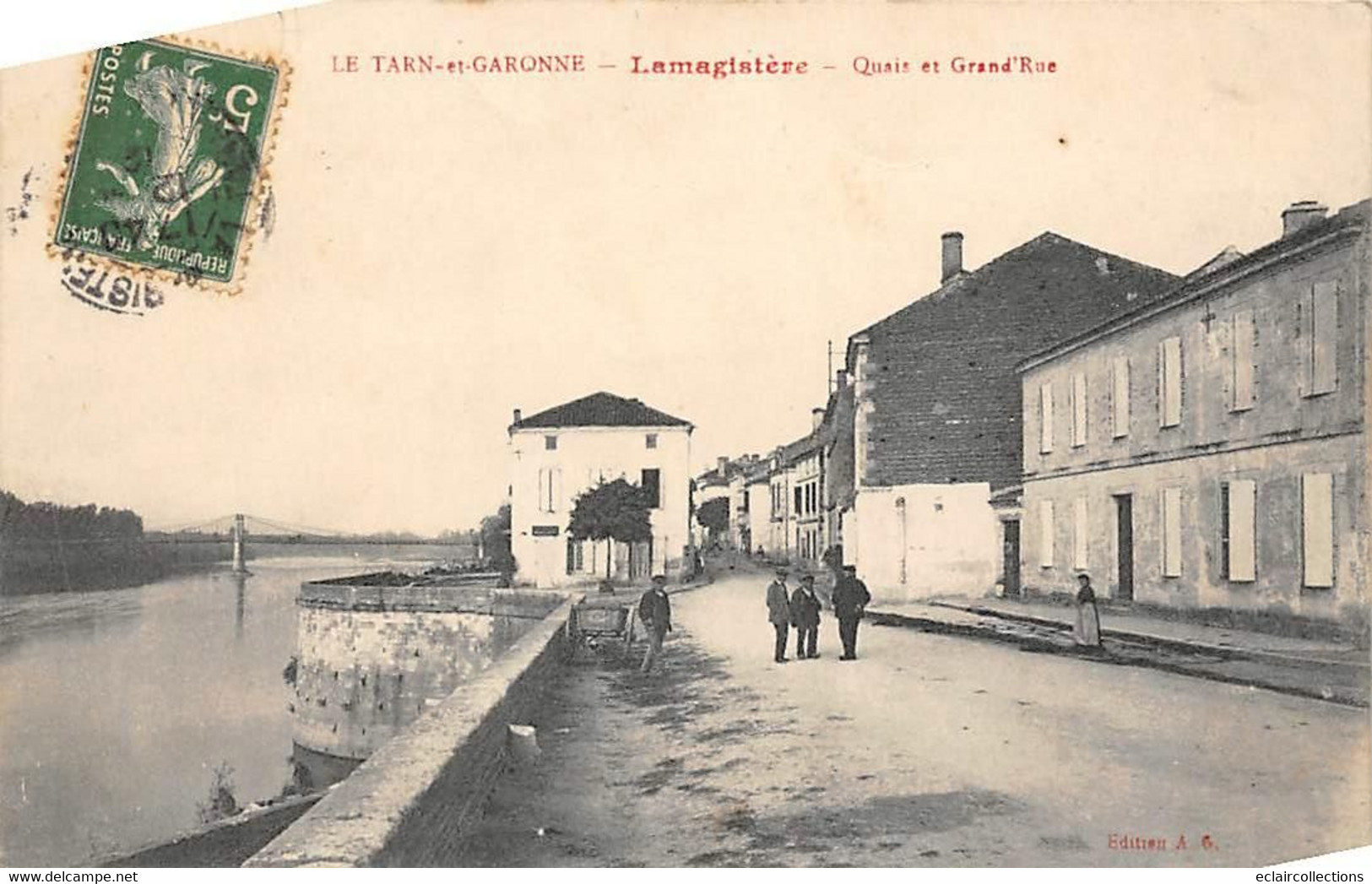 Lamagistère       82         Quai Et Grande Rue           ( Voir Scan) - Sonstige & Ohne Zuordnung