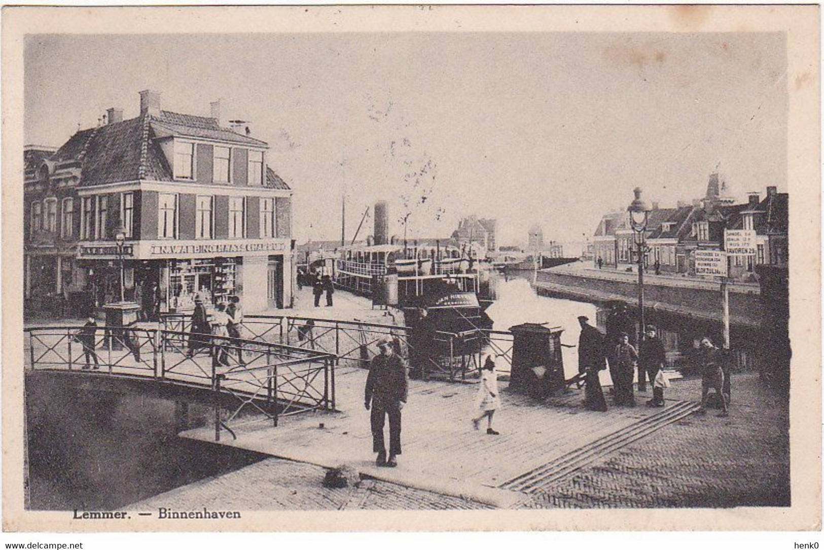 Lemmer Binnenhaven Brug Jan Nieveen OB349 - Lemmer