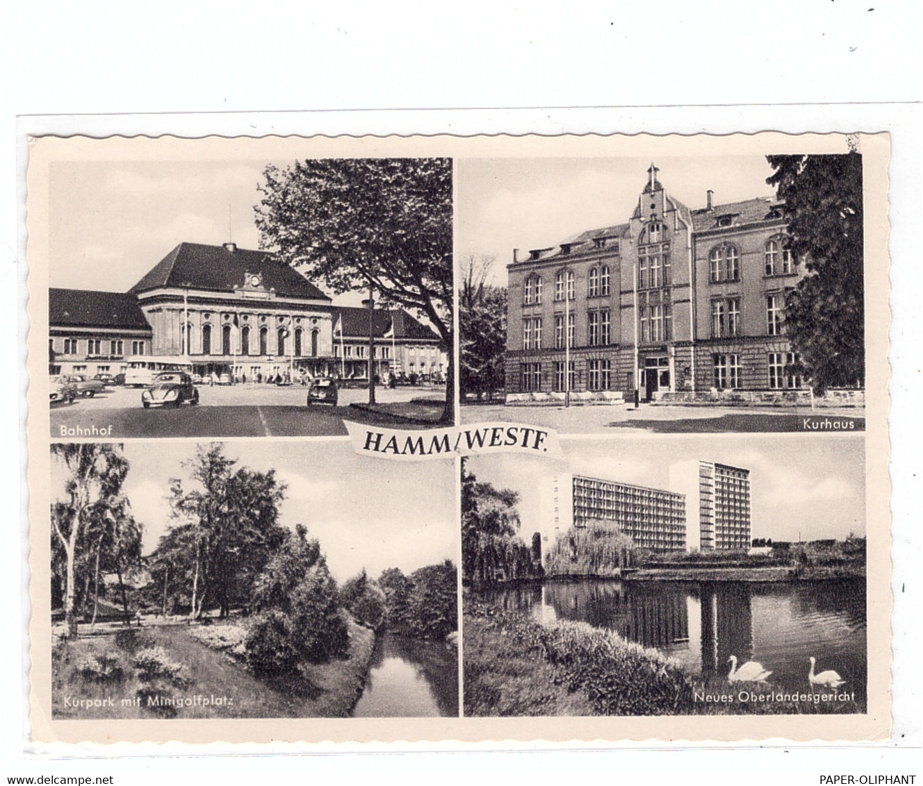 4700 HAMM, Bahnhof, Neues OLG, Minigolfplatz, Kurhaus - Hamm