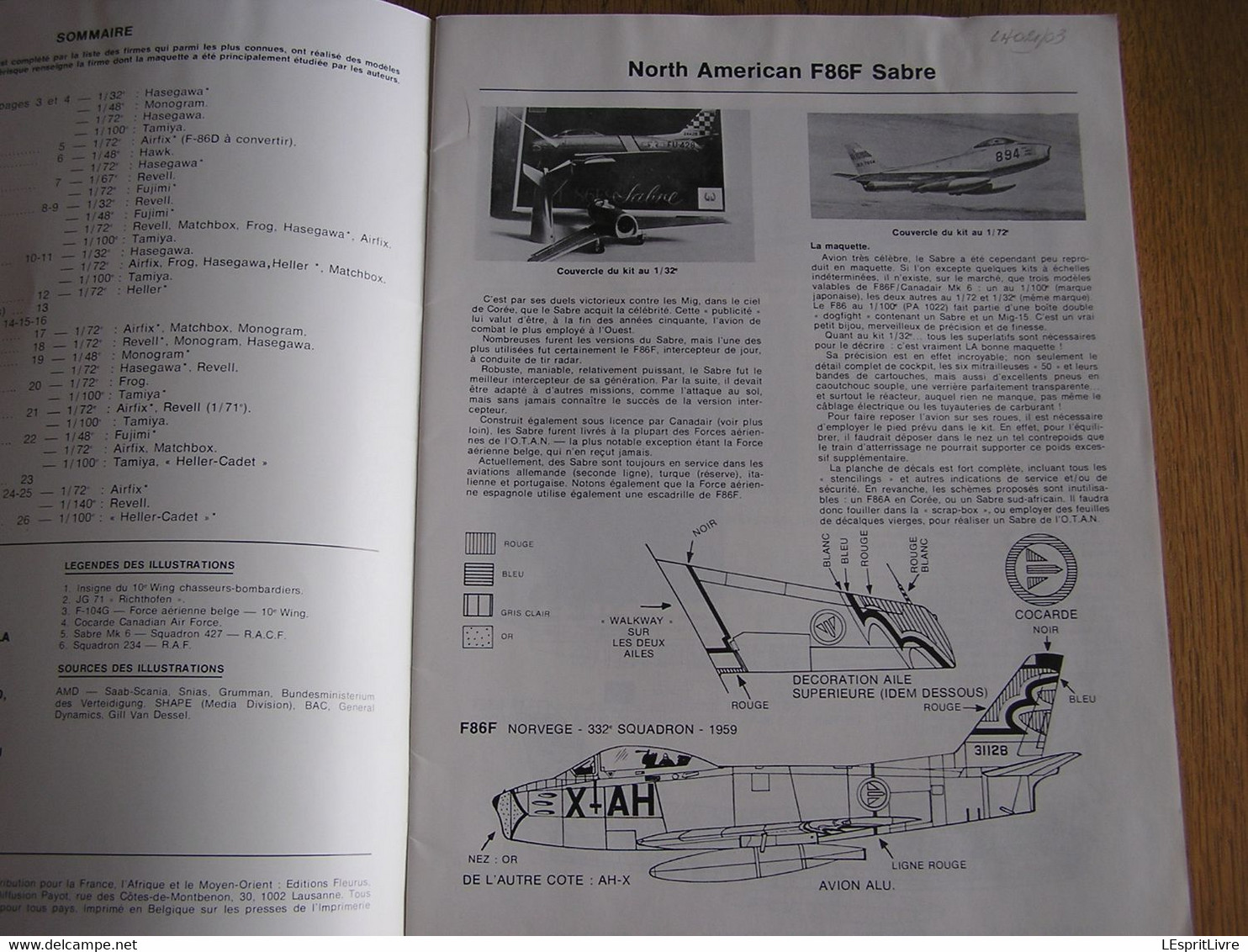 LES MORDUS DU MODELISME N° 8 Les Avions De L'OTAN RAF CAF Guerre 40 45 Maquette Avion Camouflage Marque Marking Aviation - Model Making