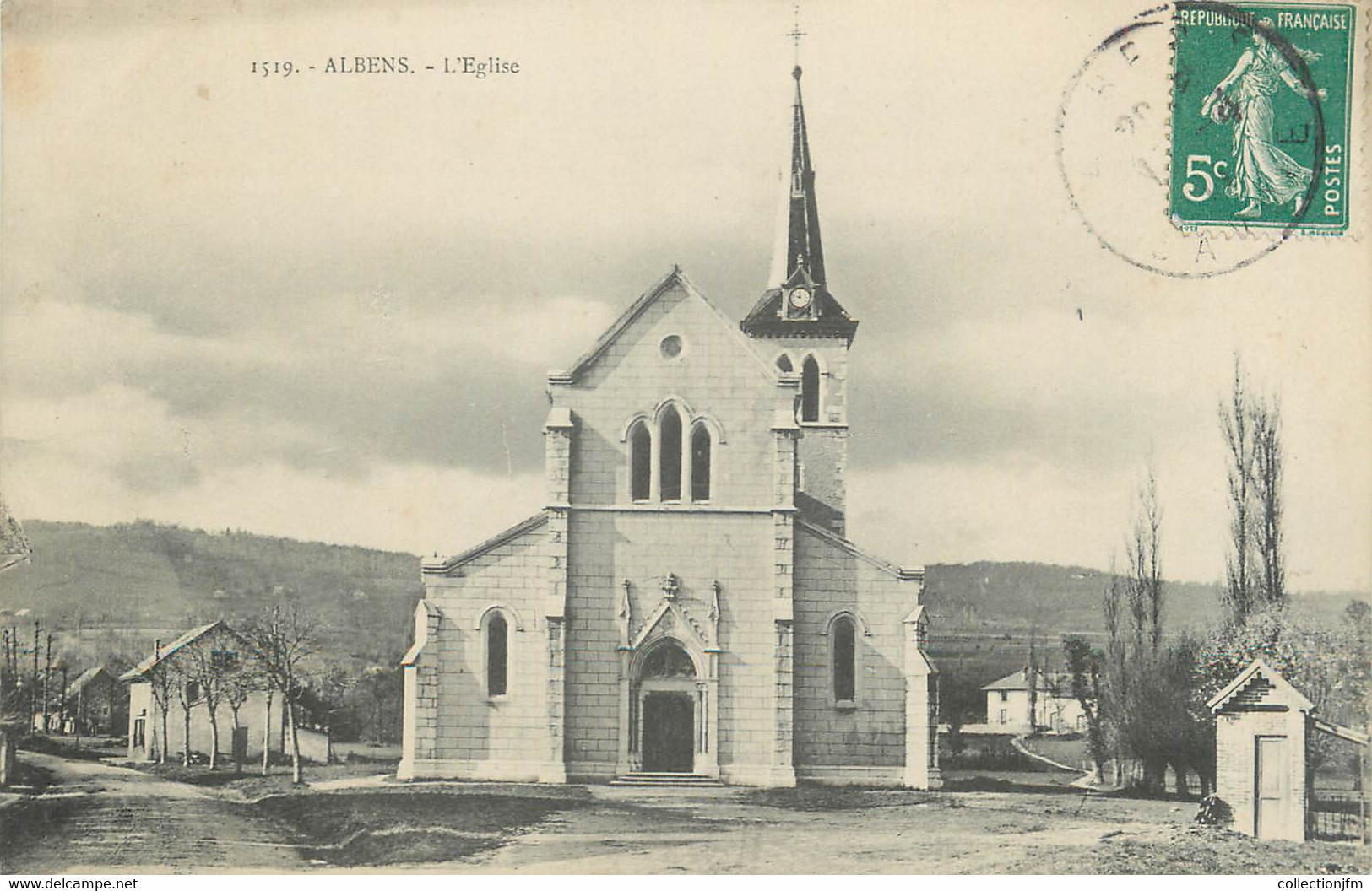 CPA FRANCE 73 "Albens, L'église" - Albens