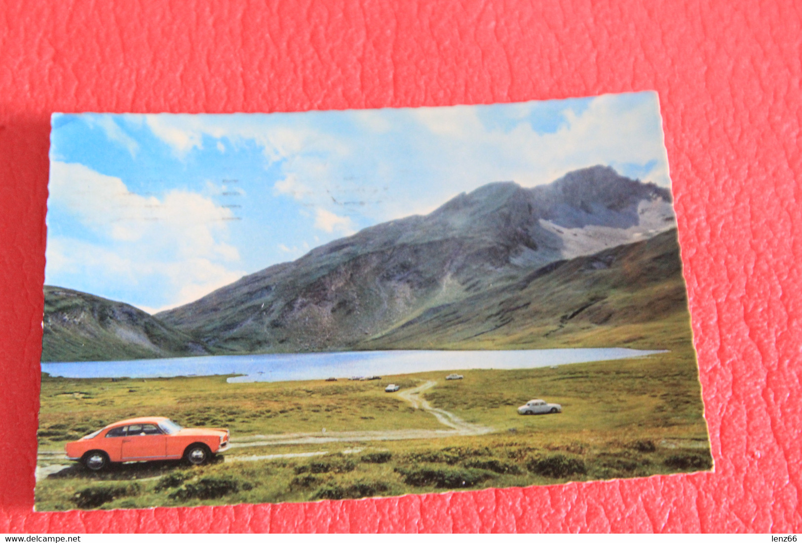 Aosta Piccolo S. Bernardo Lago Longet 1973 + Auto - Sonstige & Ohne Zuordnung