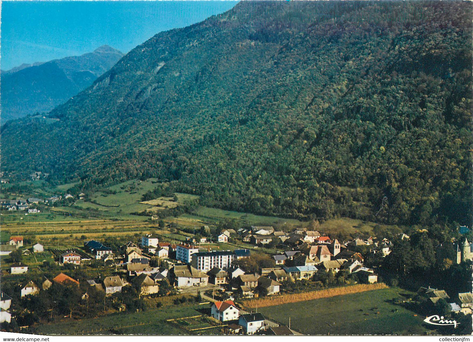 CPSM FRANCE 73 "Chamoux Sur Gelon, Vue Générale Aérienne" - Chamoux Sur Gelon