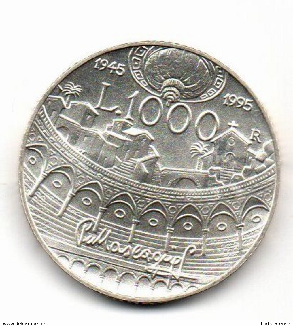 1995 - Italia 1.000 Lire Mascagni     ----- - Commemorative