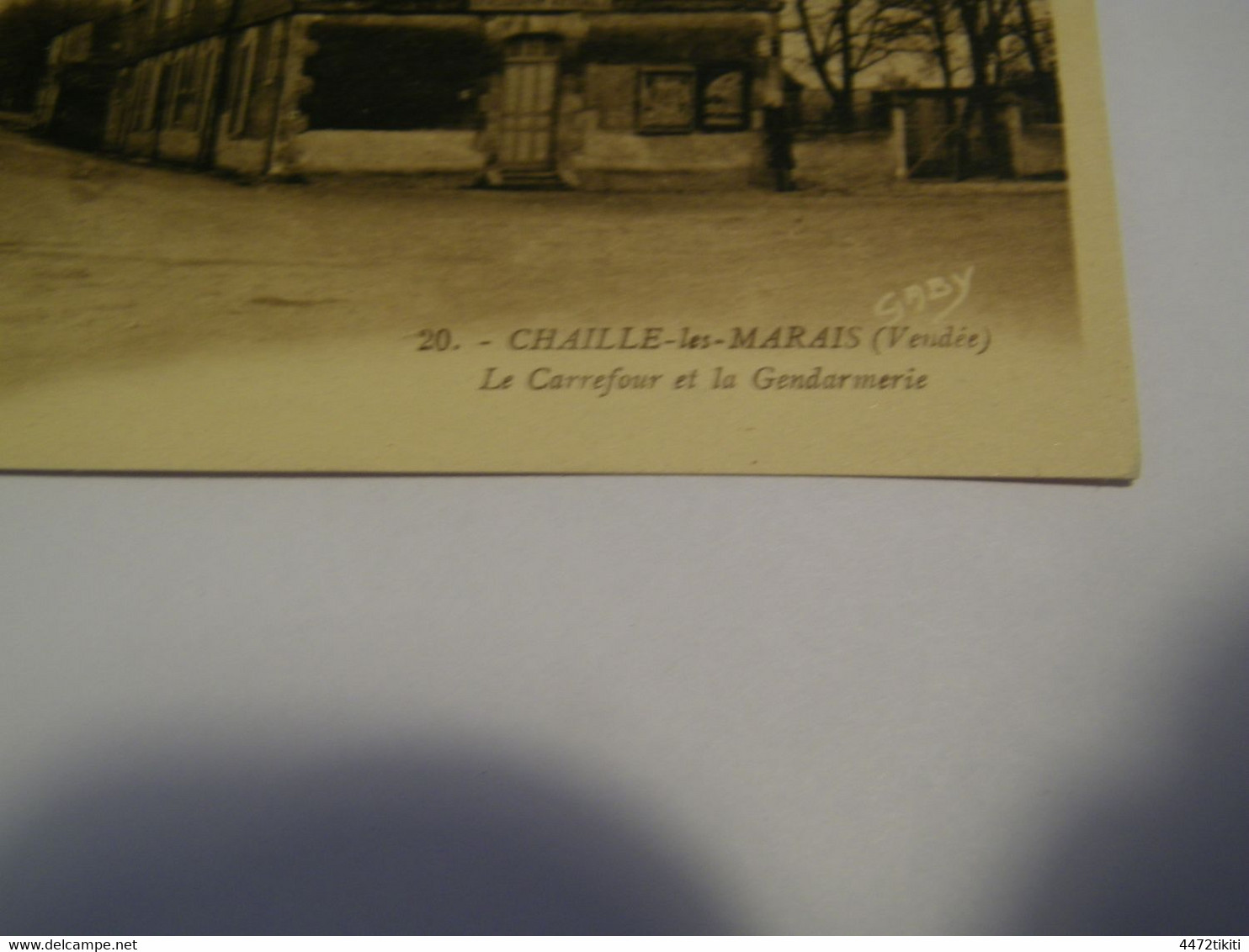 CPA - Chaille Les Marais (85) - Le Carrefour - La Gendarmerie - 1930 - SUP - (EV 81) - Chaille Les Marais