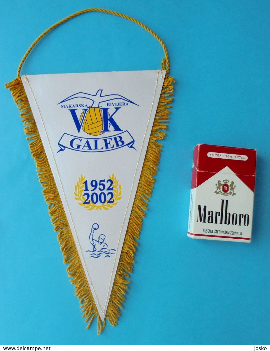 WATER-POLO CLUB GALEB (MAKARSKA) - Croatia Old Club Pennant * Waterpolo Wasserball Pallanuoto Wasser Polo Acuatico - Swimming