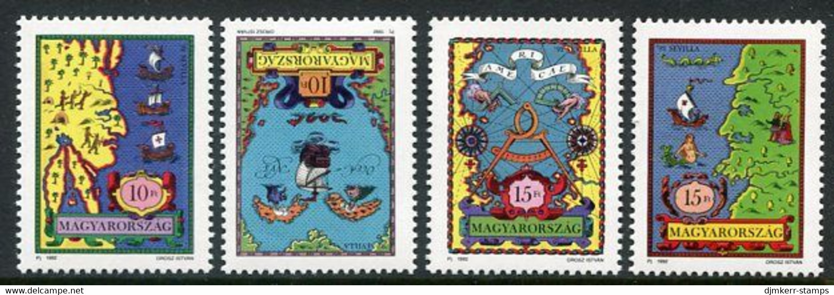 HUNGARY 1992 World Exhibition EXPO '92 MNH / **.  Michel 4190-93 - Neufs