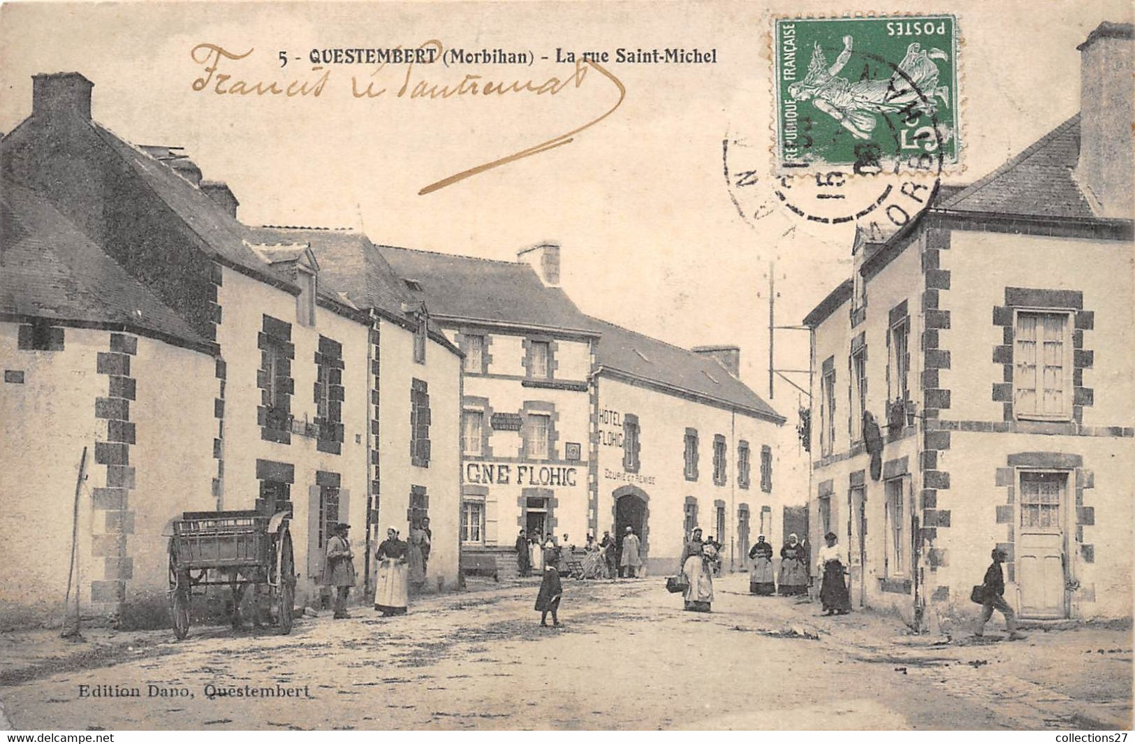 56-QUESTEMBERT- LA RUE SAINT-MICHEL - Questembert