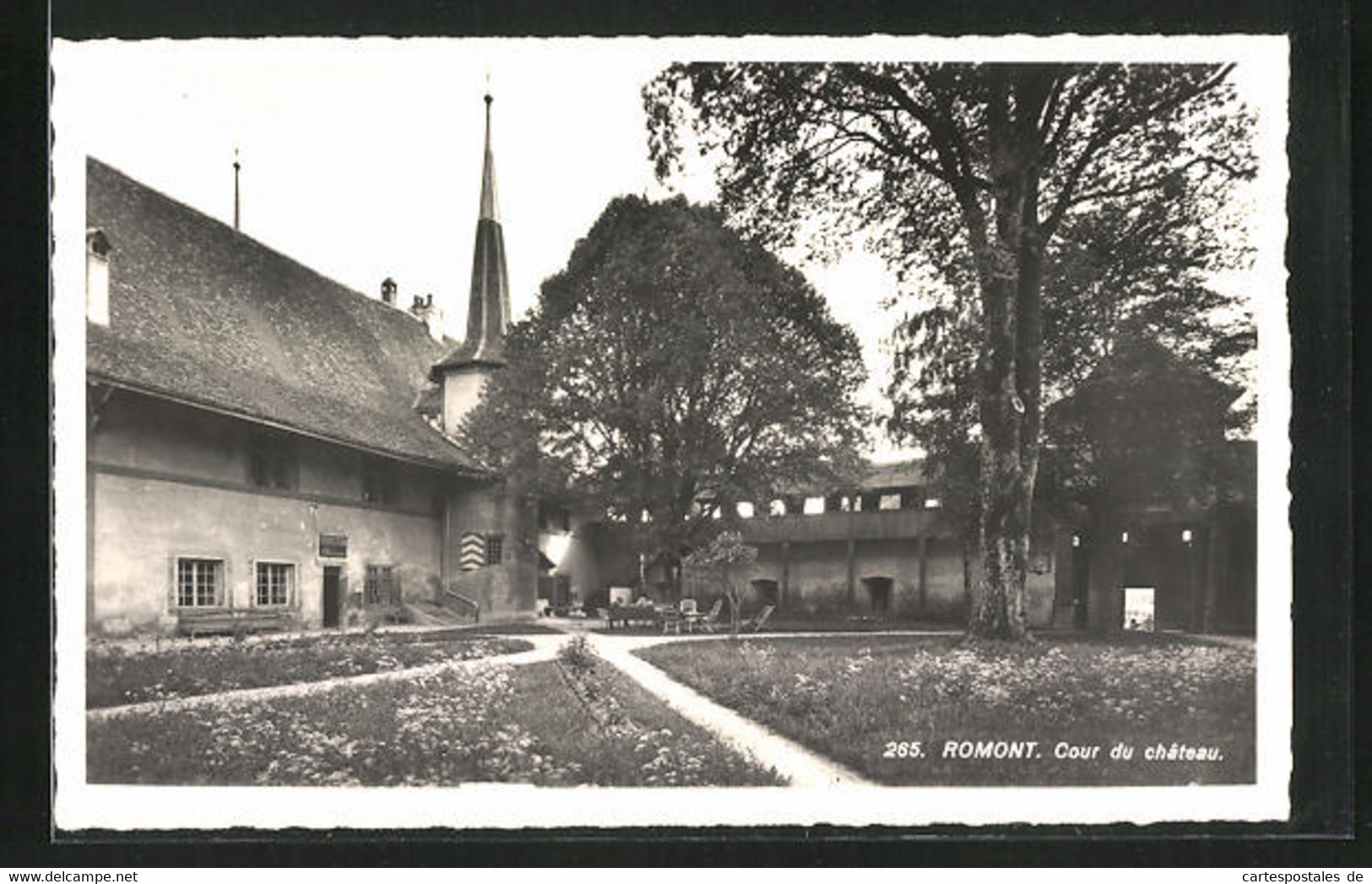 AK Romont, Cour Du Château - Romont