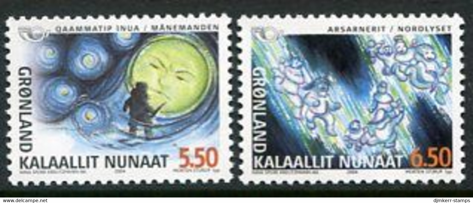 GREENLAND 2004 Nordic Myths  MNH / **.  Michel 414-15 - Ungebraucht