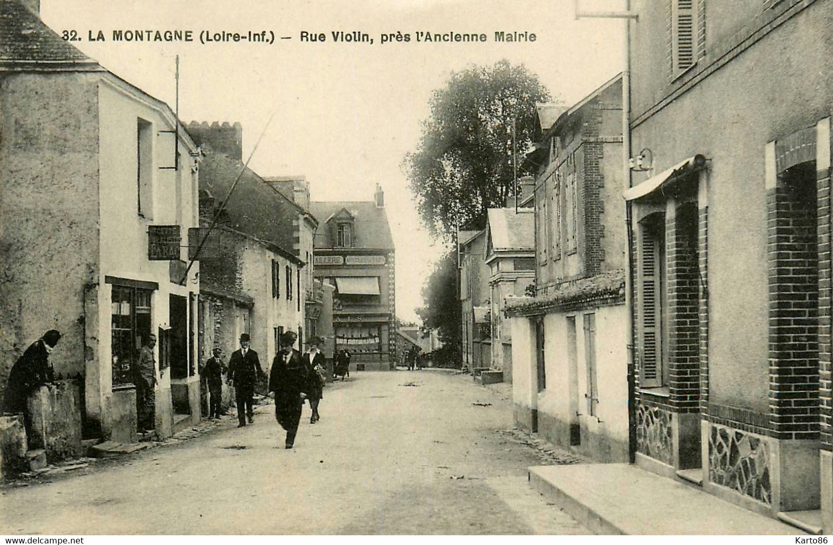 La Montagne * RECETTE BURALISTE Débit De Tabac Tabacs , Rue Violin Près L'ancienne Mairie * Quincaillerie - La Montagne