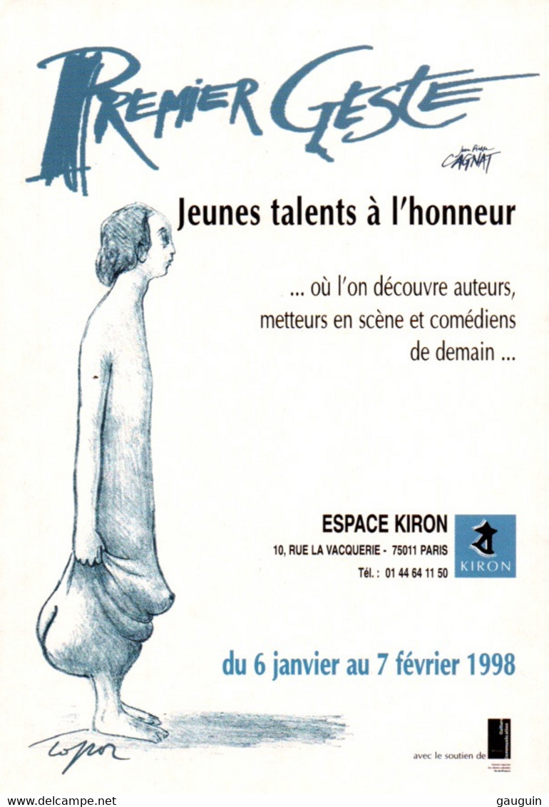 CPM - ILLUSTRATION TOPOR - Affiche Pièce De THEATRE ... - Edition Pub - Topor